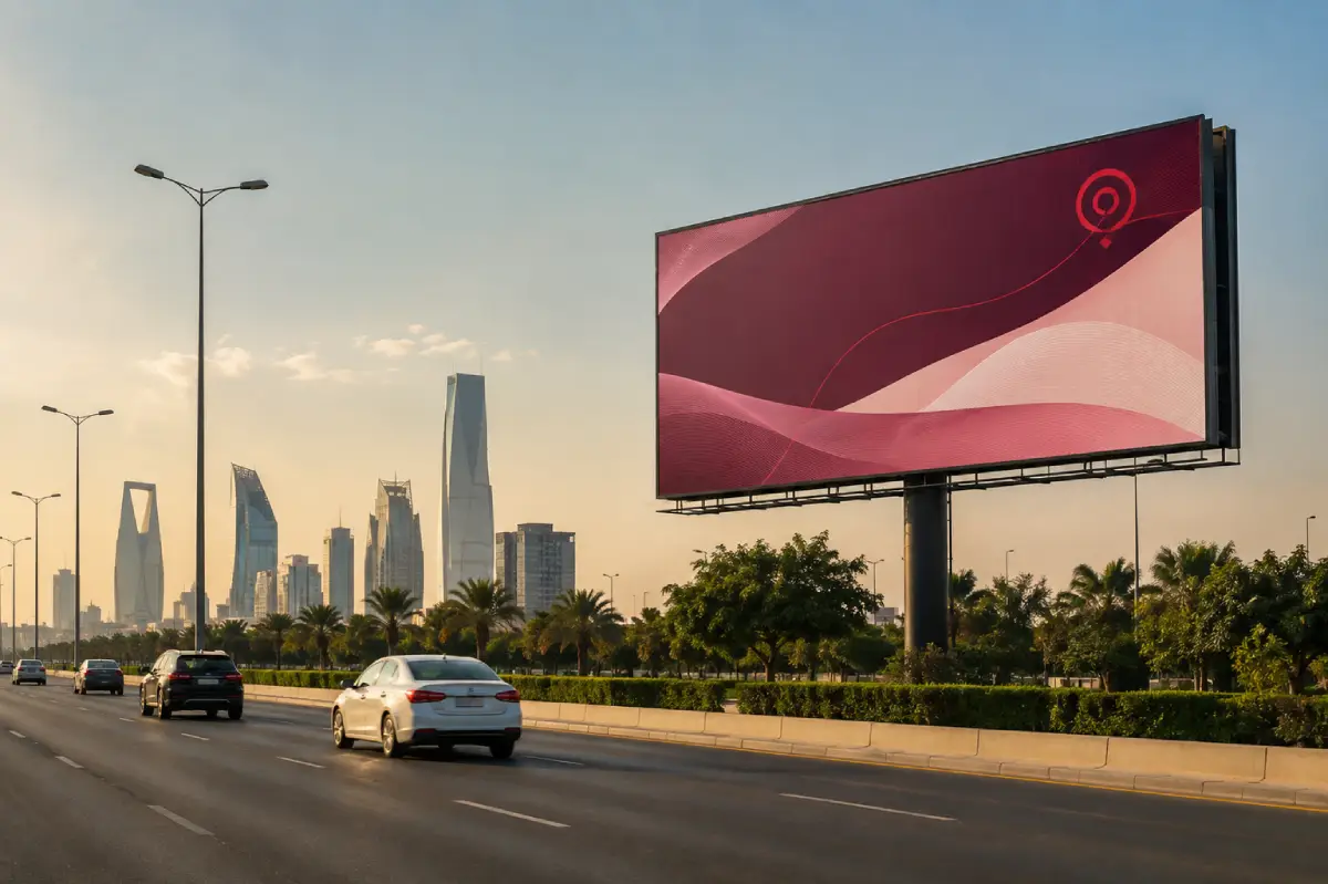 Digital billboard and DOOH media campaign in Saudi Arabia