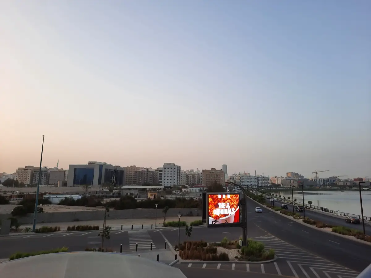 Highway billboard advertising campaign in Saudi Arabia