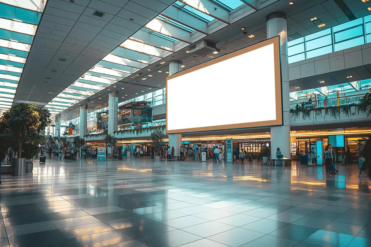 King Abdulaziz Airport advertising in Jeddah